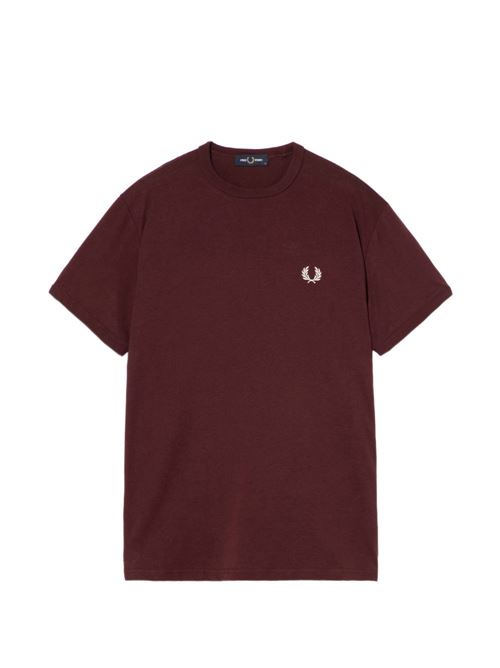 T-shirt uomo manica corta Bordeaux FRED PERRY | M3519K22